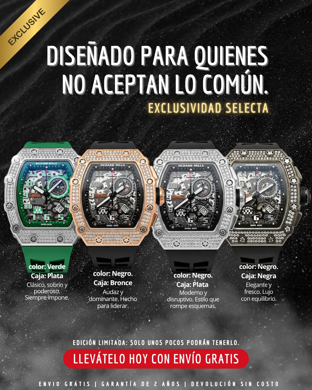 Richard Mille Diamantado™️ | Pieza exclusiva para un verdadero hombre